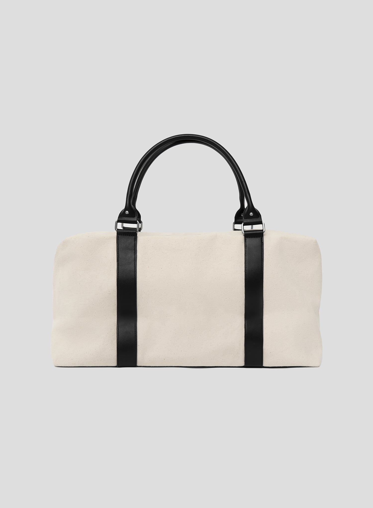 Beige Fourth Branded Weekend Duffle Bag